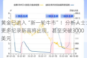 黄金已进入“新一轮牛市”！分析人士：更多纪录新高将出现，甚至突破3000美元