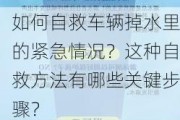 如何自救车辆掉水里的紧急情况？这种自救方法有哪些关键步骤？