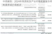 中信建投：2024年我国航发产业对陶瓷基复合材料需求或已现拐点