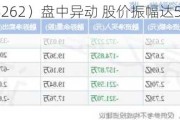 国芯科技（688262）盘中异动 股价振幅达5.69%  上涨7.75%（07-19）