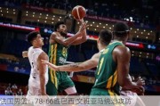 法国男篮：78-66胜巴西 文班亚马统治攻防