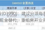 美的置业(03990)：建议分派每股5.90港元现金替代，重组房开业务专注保留业务