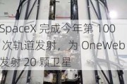 SpaceX 完成今年第 100 次轨道发射，为 OneWeb 发射 20 颗卫星