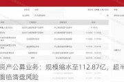 人保资产公募业务：规模缩水至112.87亿，超半数基金面临清盘风险