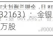 巨潮科技（832163）：金银兰通过大宗交易增持约129万股