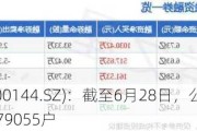 宋城演艺(300144.SZ)：截至6月28日，公司合并股东总户数为79055户