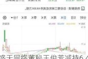 盛天网络董秘王俊芳减持6.48万股，减持金额64.86万元