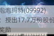 泡泡玛特(09992)：授出17.7万份股份奖励