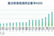 暑运民航出行单日旅客量创历史新高 票价却比去年便宜不少