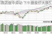 格林酒店盘中异动 下午盘股价大跌5.37%