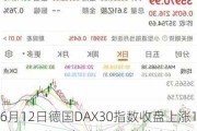 6月12日德国DAX30指数收盘上涨1.35%，英国富时100指数收盘上涨0.***%