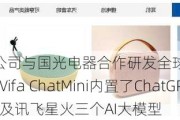 智度股份：公司与国光电器合作研发全球首款搭载ChatGPT的智能音箱Vifa ChatMini内置了ChatGPT、文心一言及讯飞星火三个AI大模型