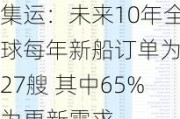 集运：未来10年全球每年新船订单为127艘 其中65%为更新需求