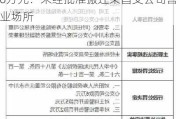 阳光人寿重庆市永川中心支公司被罚6万元：未经批准搬迁荣昌支公司营业场所