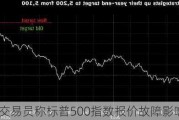 交易员称标普500指数报价故障影响甚微