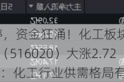 两股涨停，资金狂涌！化工板块单边上扬，化工ETF（516020）大涨2.72%！机构：化工行业供需格局有望迎来改善