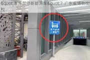 "***禁停新能源车"？广东省博物馆回应