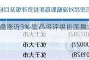 赣锋锂业早盘涨近3% 里昂将评级由跑赢大市下调至持有评级