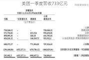 美团一季度营收733亿元