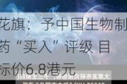 花旗：予中国生物制药“买入”评级 目标价6.8港元