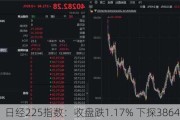 日经225指数：收盘跌1.17% 下探38646.11点