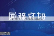 06月09日早间新闻精选