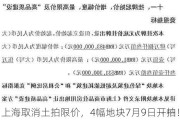 上海取消土拍限价，4幅地块7月9日开拍！