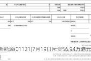 金阳新能源(01121)7月19日斥资56.94万港元回购18万股