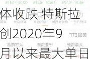 美股三大指数集体收跌 特斯拉创2020年9月以来最大单日跌幅