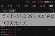 美光科技涨2.09% 股价突破100美元大关