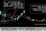 高位十字星和中阴线，显示顶部信号