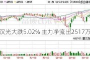 中船汉光大跌5.02% 主力净流出2517万元