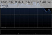 太古股份公司B(00087.HK)5月21日耗资284万港元回购26.5万股