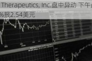 Allogene Therapeutics, Inc.盘中异动 下午盘股价大跌5.06%报2.54美元