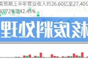 凯莱英预期上半年营业收入约26.60亿至27.40亿元 同比下降40.72%至42.45%