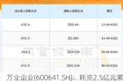 万业企业(600641.SH)：耗资2.5亿元累计回购2.10%股份