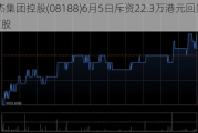 骏杰集团控股(08188)6月5日斥资22.3万港元回购100万股