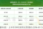 大豪科技：上半年净利润同比预增65.03%-81.53%