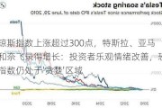 道琼斯指数上涨超过300点，特斯拉、亚马逊和奈飞录得增长：投资者乐观情绪改善，恐慌指数仍处于'贪婪'区域