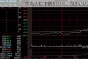 中无人机下跌5.03%，报35.52元/股