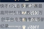 快手KPL春季赛决赛最高同时在线人数111万 创平台电竞赛事直播新纪录