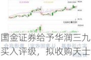 国金证券给予华润三九买入评级，拟收购天士力28%股份，强强联合巩固公司行业领先地位