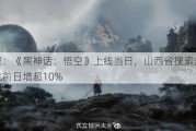 携程：《黑神话：悟空》上线当日，山西省搜索热度环比前日增超10%