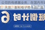 保隆科技：公司的传感器业务，在国内市场的供应商主要是博世、大陆、泰科电子等外资厂商