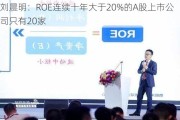 刘晨明：ROE连续十年大于20%的A股上市公司只有20家