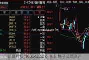 新晨科技(300542.SZ)：拟出售子公司资产