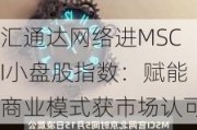 汇通达网络进MSCI小盘股指数：赋能商业模式获市场认可