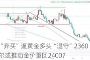 中国央行“弃买”逼黄金多头“退守”2360 分析师：鸽派鲍威尔或推动金价重回2400？