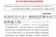 拟20亿元入主！海南国资看中这只跨界算力股