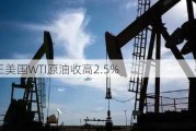 周三美国WTI原油收高2.5%